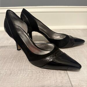Anne Klein Black Patent Heels